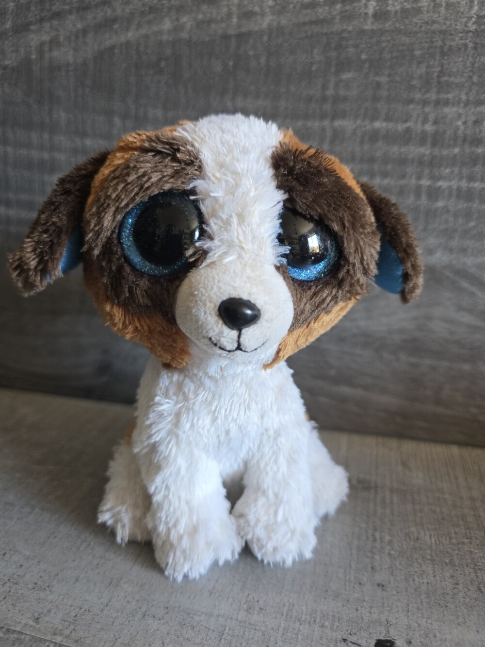 TY Beanie Boos Duke St Bernard Puppy Dog Glitter Sparkle Plush Doll g53